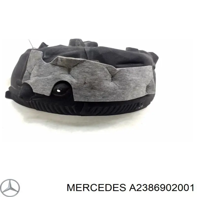 Підкрилок заднього крила, правий Mercedes A2386902001 ціна, від 25.33 USD