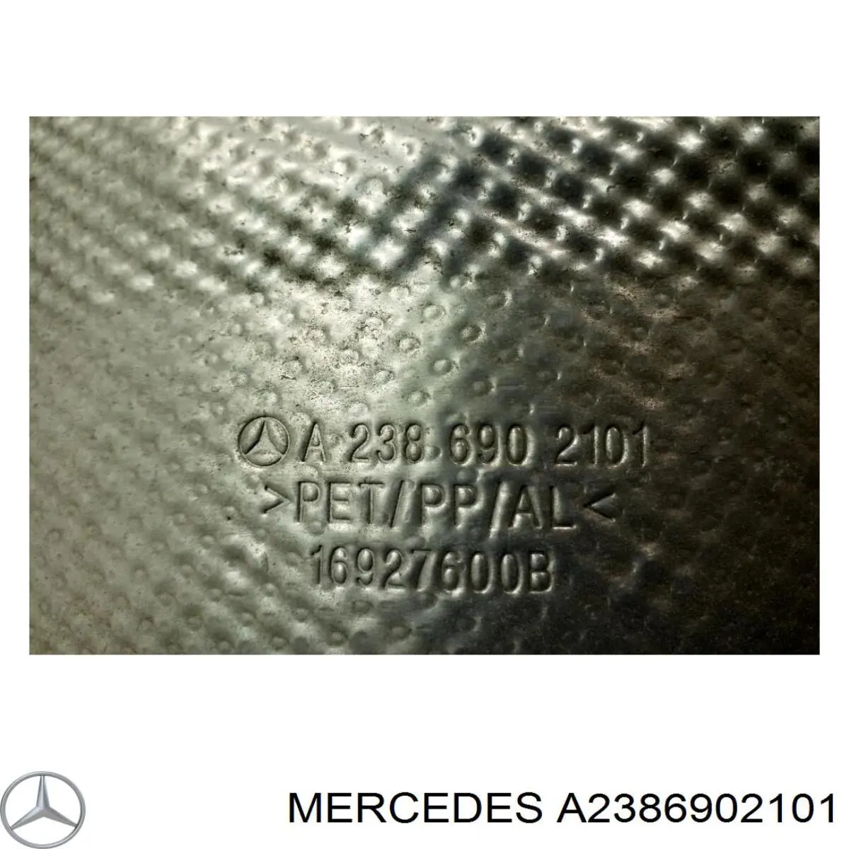 Підкрилок заднього крила, лівий Mercedes A2386902903 ціна, від 22.10 USD