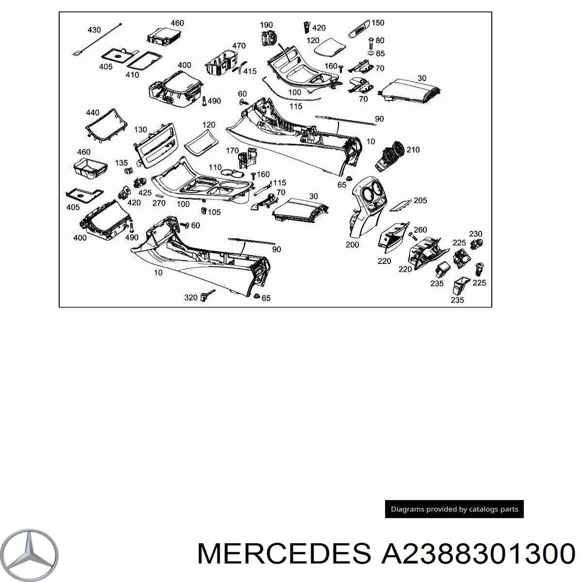 A2388301300 Mercedes 