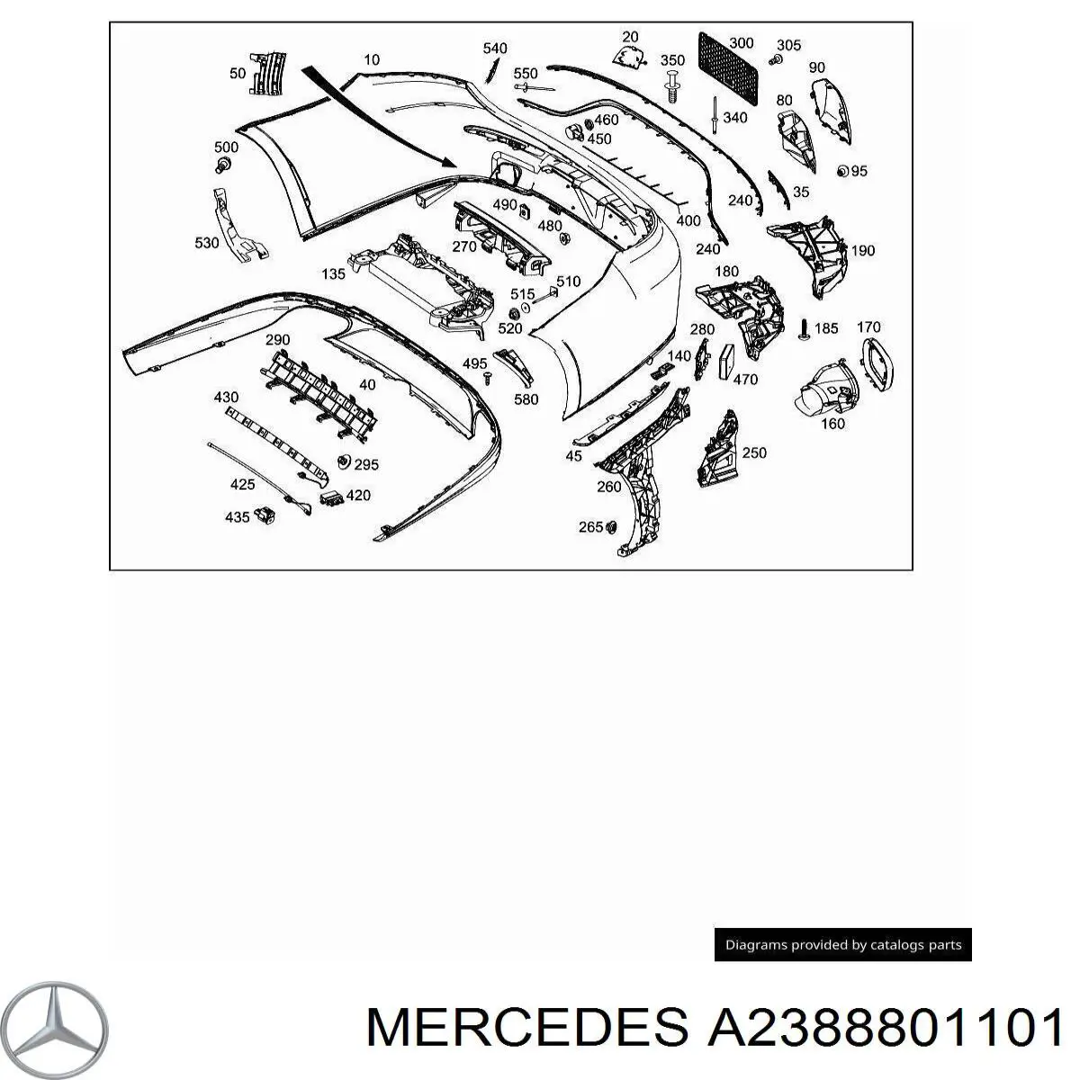 A2388801101 Mercedes 