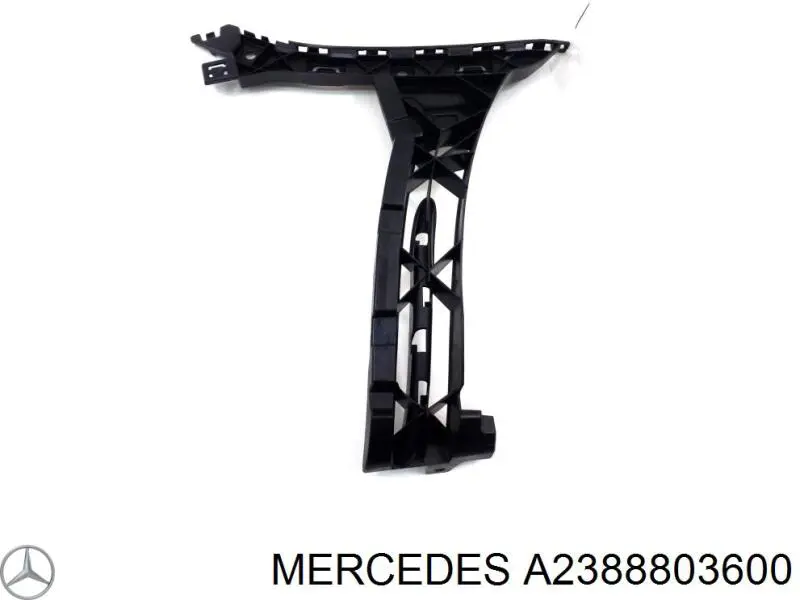 Купити A2388803600 Mercedes Направляюча заднього бампера, права