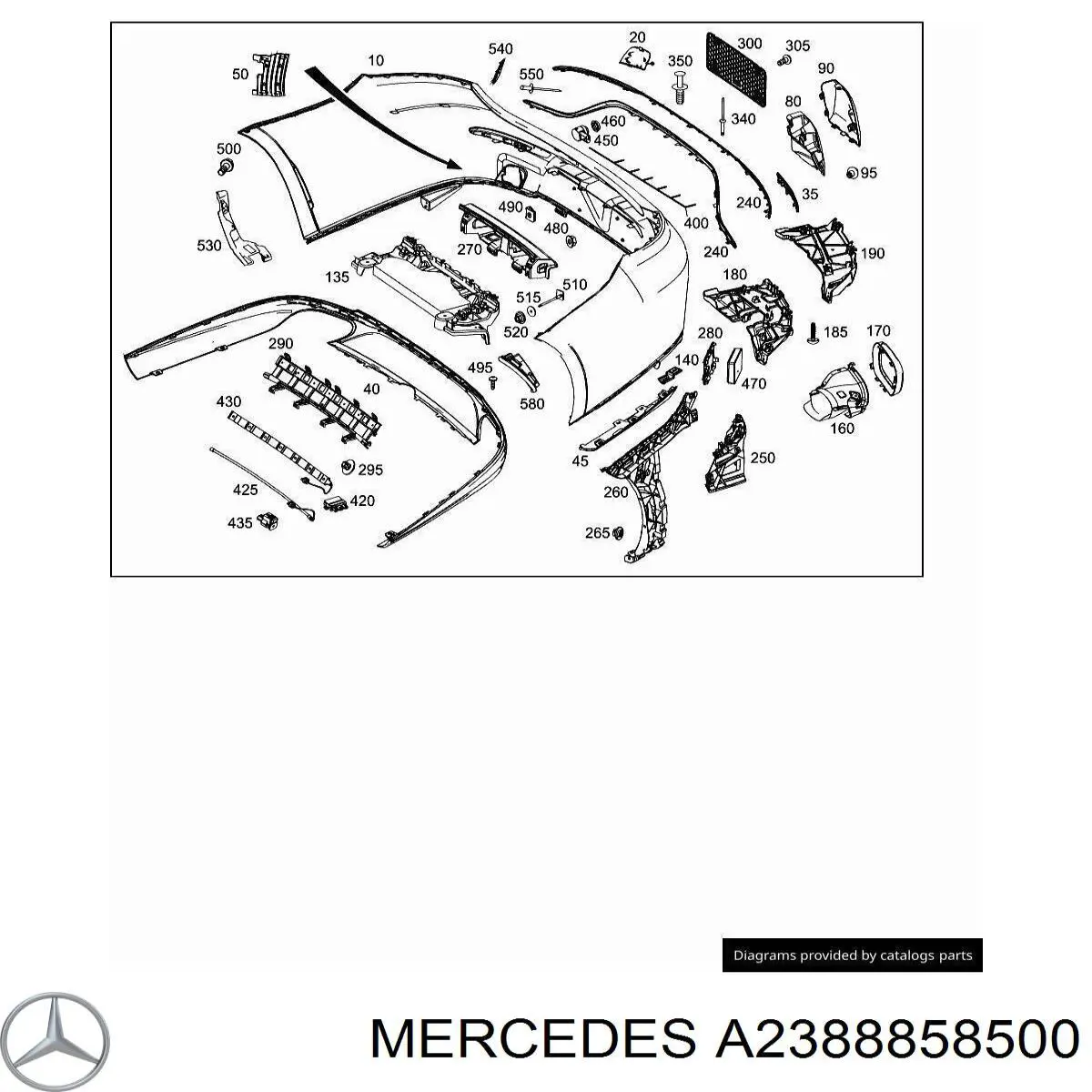 A2388858500 Mercedes 