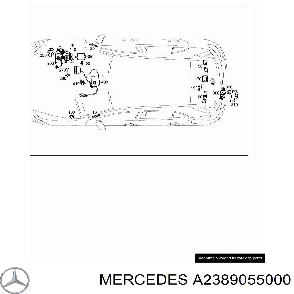 Купити A2389055000 Mercedes 