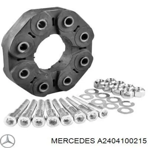 A2404100215 Mercedes муфта кардана еластична, задня