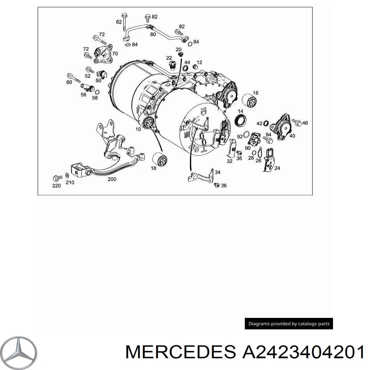 A2423403401 Mercedes 
