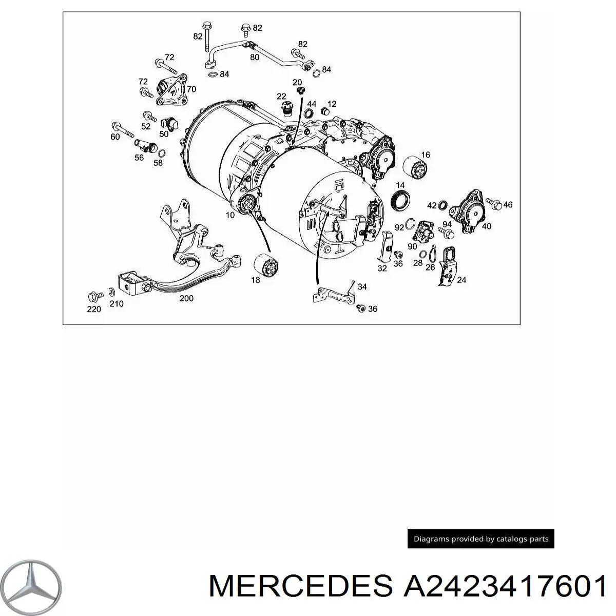 A2423417601 Mercedes 
