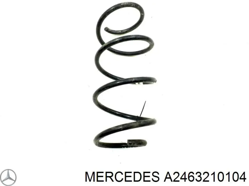 A2463210104 Mercedes Пружина амортизатора передняя