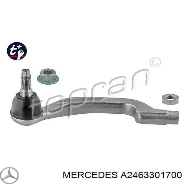 Наконечник рульовий Mercedes A2463301700 ціна, від 18.29 USD