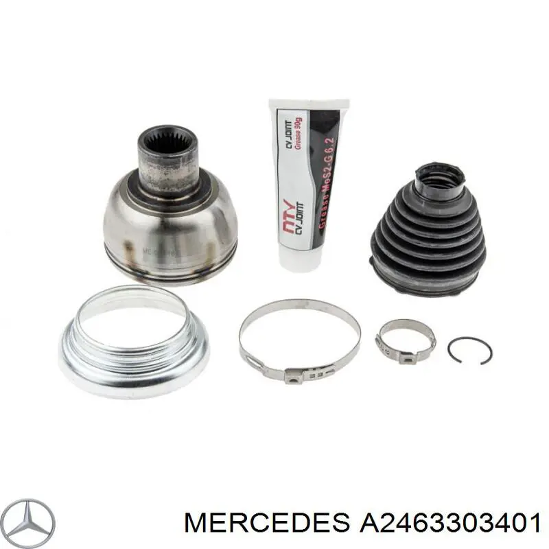 Пильник шарніра кутових швидкостей зовнішній передній Mercedes A2463303401 ціна, від 27.90 USD