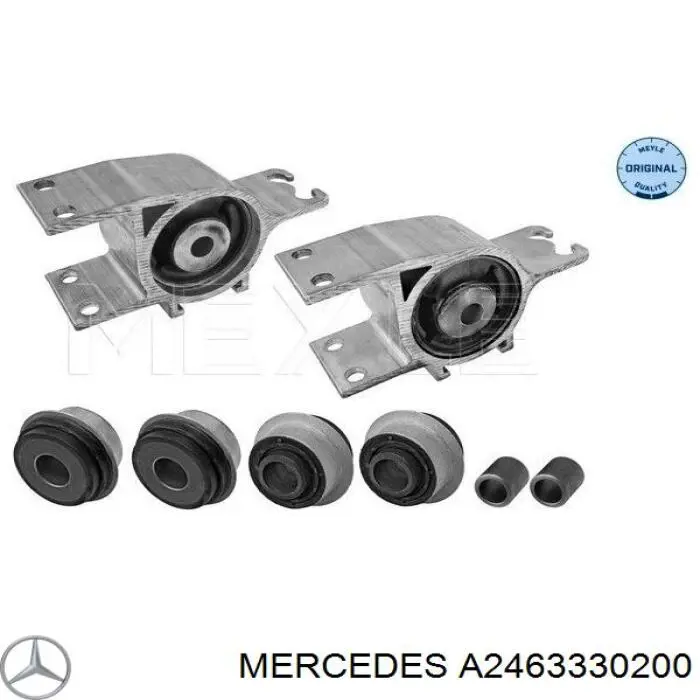 Сайлентблок нижнього важеля передньої підвіски Mercedes A2463330200 ціна, від 30.50 USD