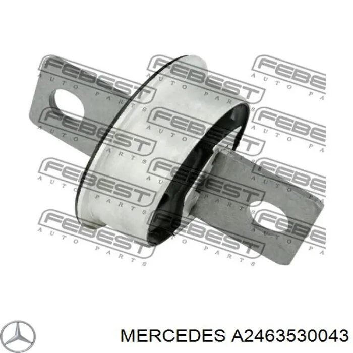 A2463530043 Mercedes Сайлентблоки поздовжніх важелів передньої підвіски