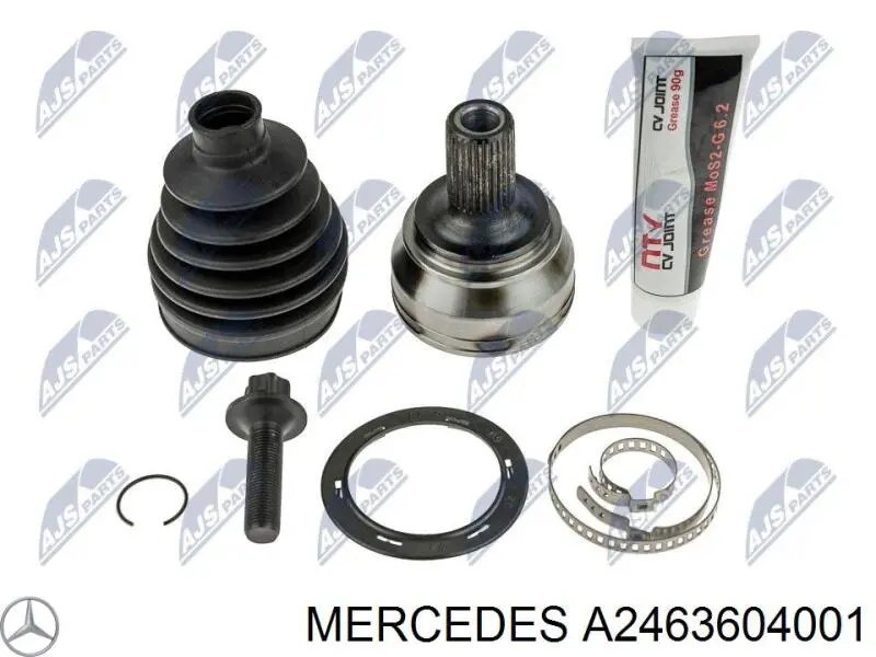 Купити A2463604001 Mercedes Шарнір приводу зовнішній