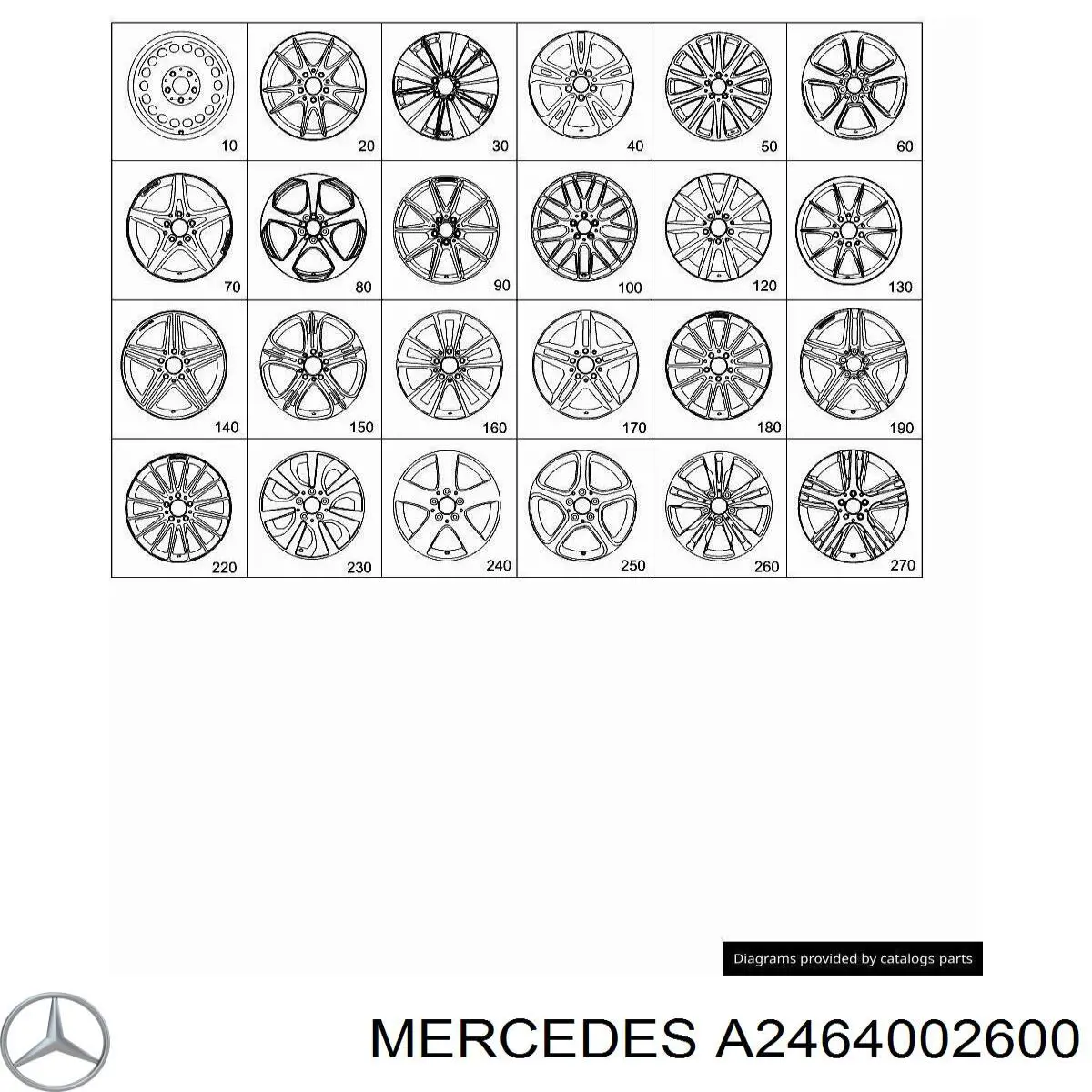 A2464002600 Mercedes Докатка, аварійне запасне колесо