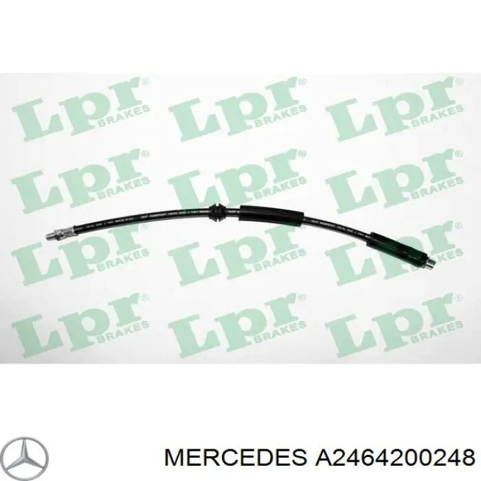 A2464200248 Mercedes Гнучка гальмівна трубка передня