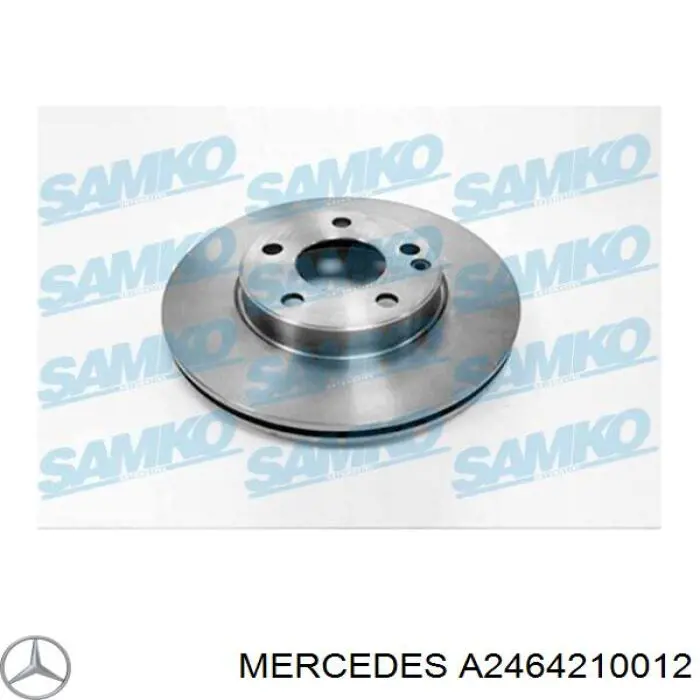 A2464210012 Mercedes Гальмо дискове переднє