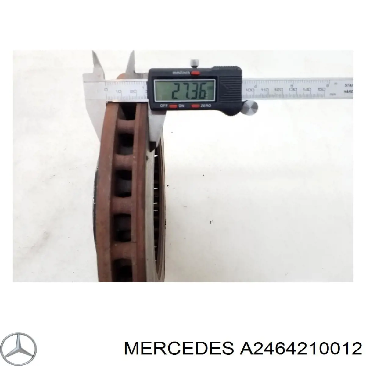 Купити A2464210012 Mercedes Ротор гальмівний