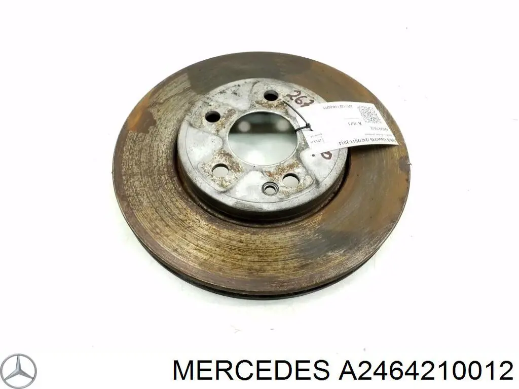 A2464210012 Mercedes Гальмо дискове переднє