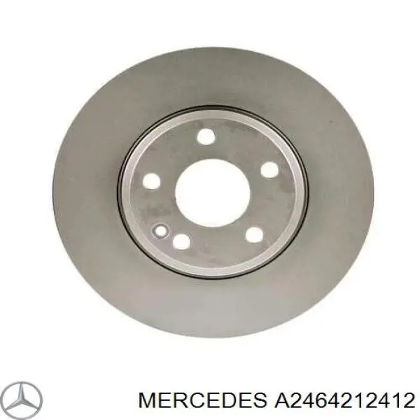 Диск переднього гальма Mercedes A2464212412 ціна, від 57.79 USD