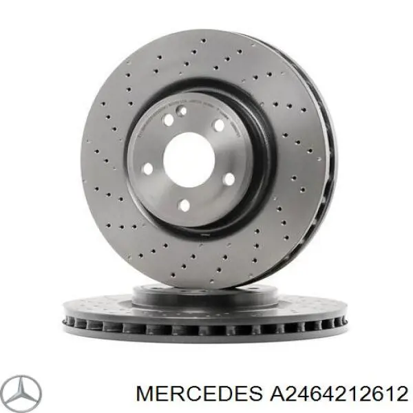 Диск гальмівний передній Mercedes A2464212612