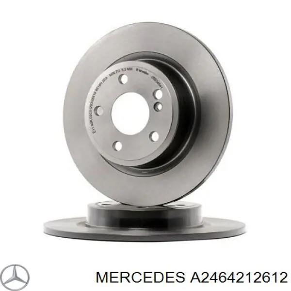 A2464212612 Mercedes Гальмо дискове переднє
