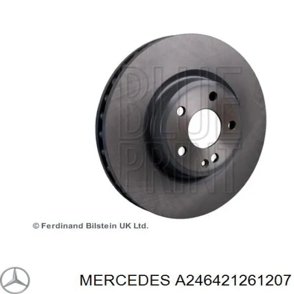 A246421261207 Mercedes Гальмо дискове переднє