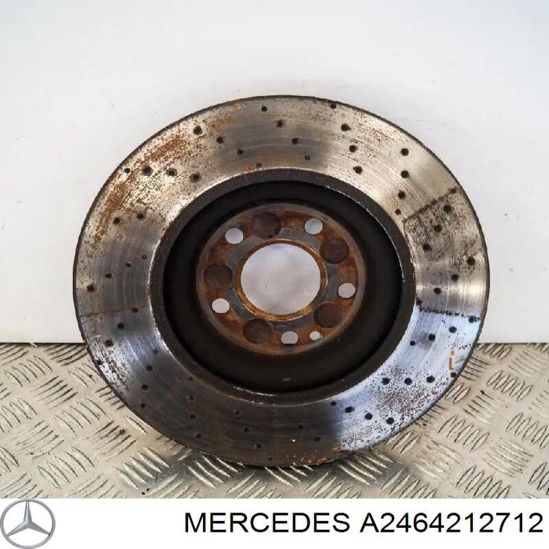 Диск переднього гальма Mercedes A2464212712 ціна, від 100.85 USD
