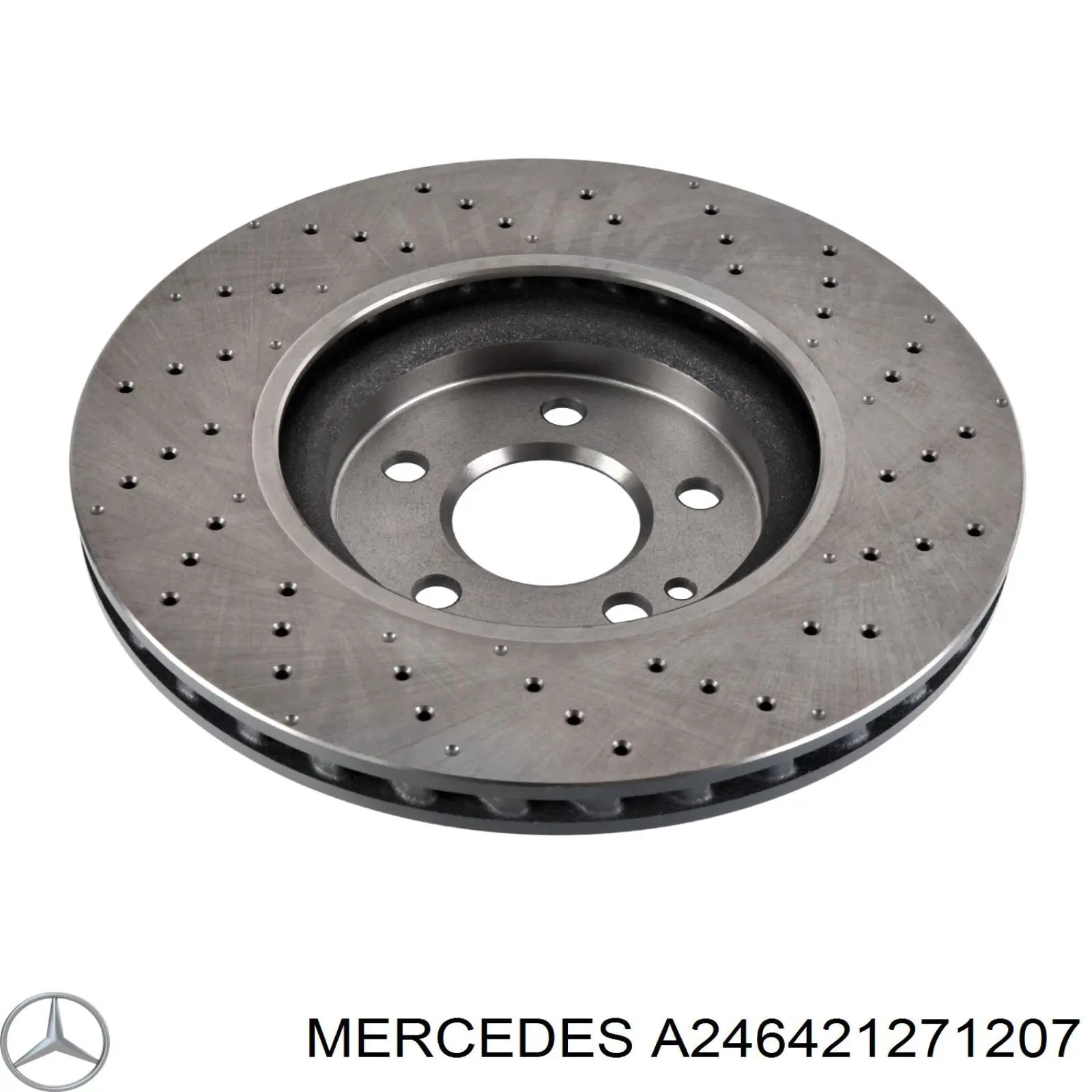 A246421271207 Mercedes Гальмо дискове переднє