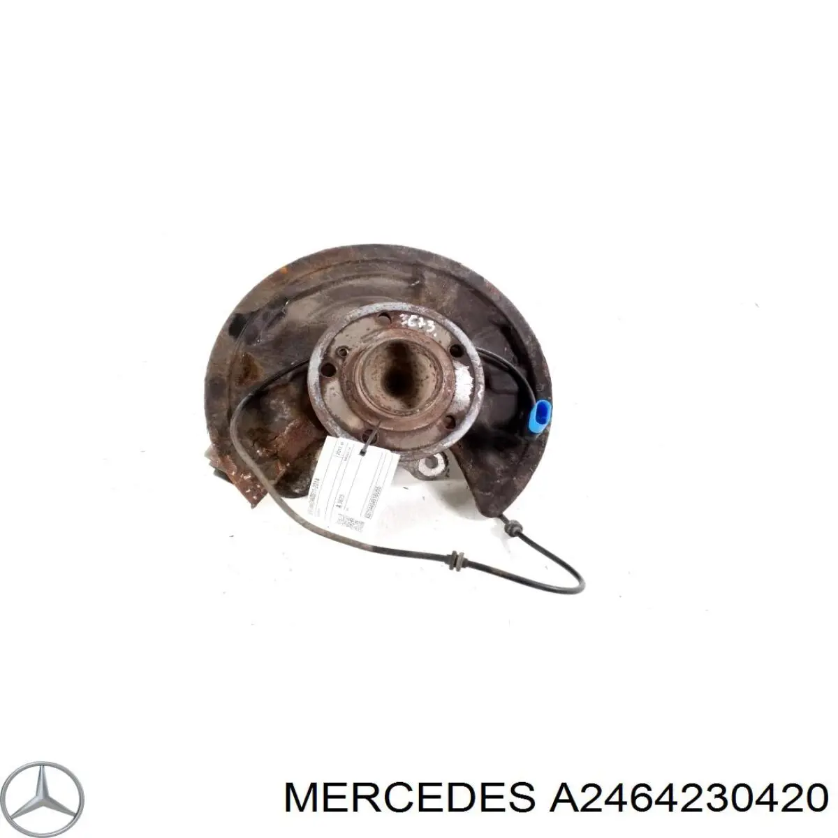 A2464230420 Mercedes Захист гальмівного диска заднього, лівого