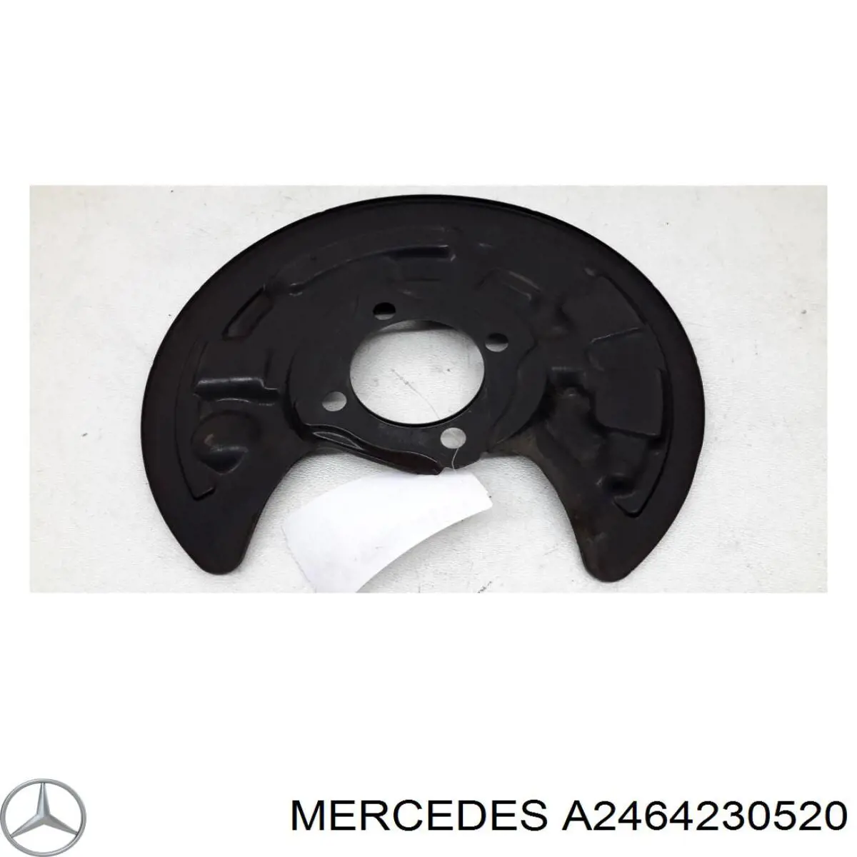 A2464230520 Mercedes Захист гальмівного диска заднього, правого