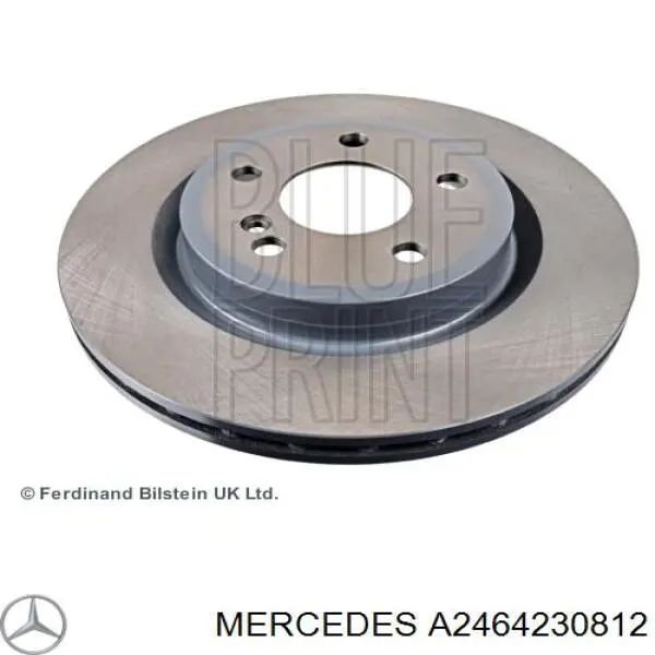 A2464230812 Mercedes Дискові гальма