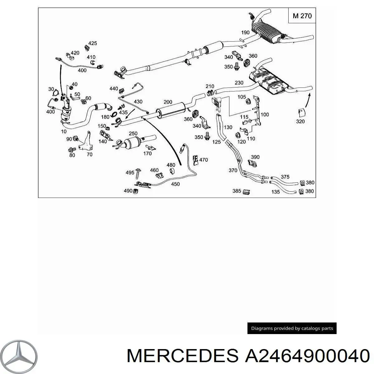 A2464900040 Mercedes 