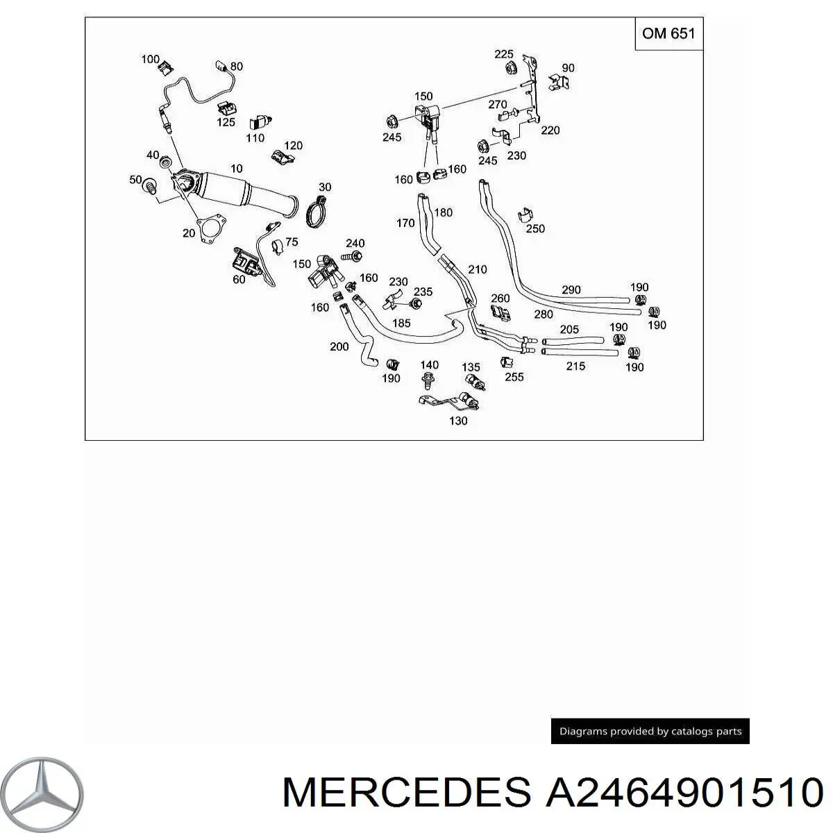 A2464901510 Mercedes 