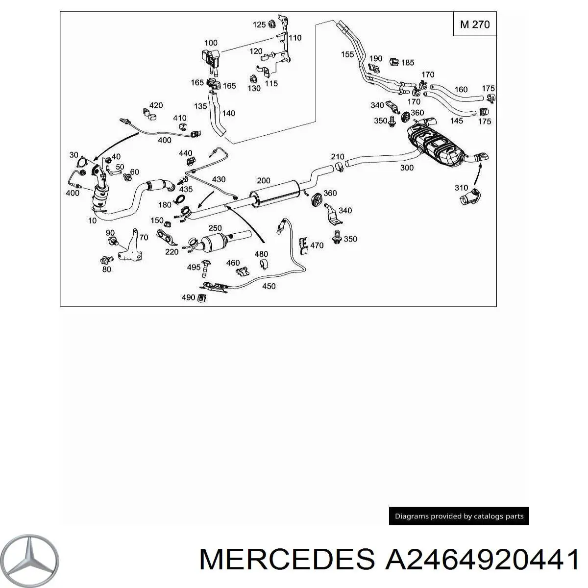Купити A2464920441 Mercedes 