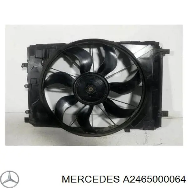 Вентилятор радіатора Mercedes A2465000064 ціна, від 244.66 USD