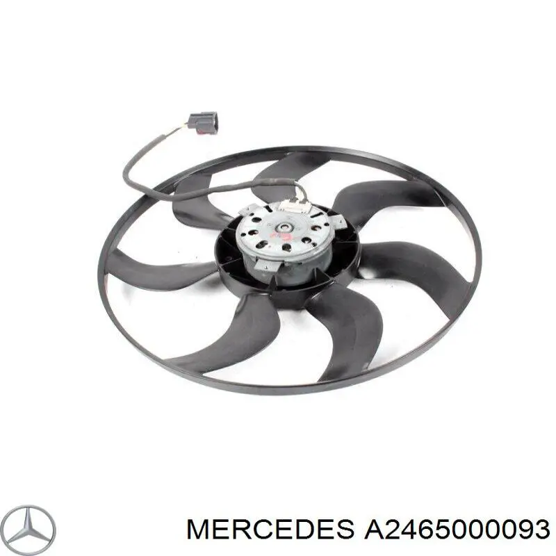 Вентилятор радіатора Mercedes A2465000093 ціна, від 138.52 USD