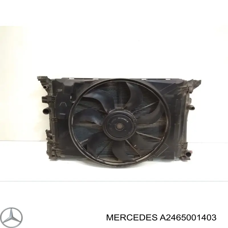 A2465001403 Mercedes радіатор охолодження двигуна
