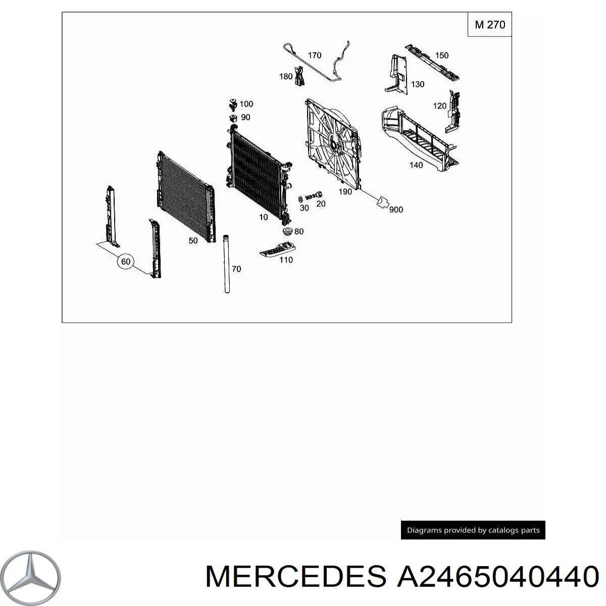 Кронштейн радіатора правий Q-fix Q3761008 ціна, від 13.47 USD