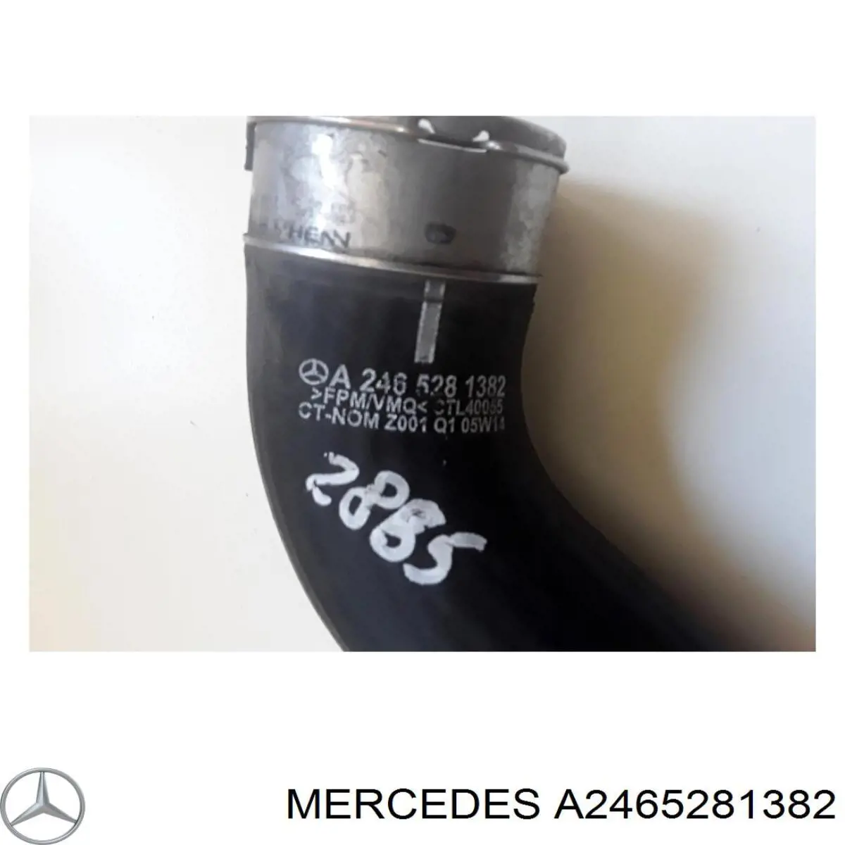 Шланг/патрубок интеркуллера Mercedes A2465281382 ціна, від 64.61 USD