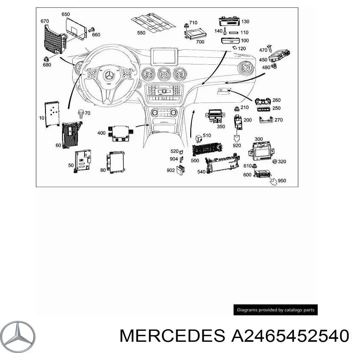 A2465452540 Mercedes 