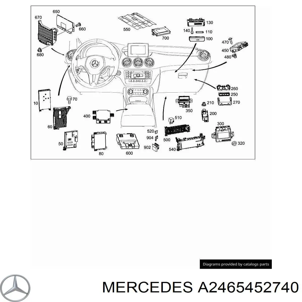 A2465452740 Mercedes 
