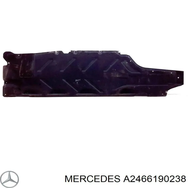 Захист днища, правий Mercedes A2466190238 ціна, від 38.09 USD