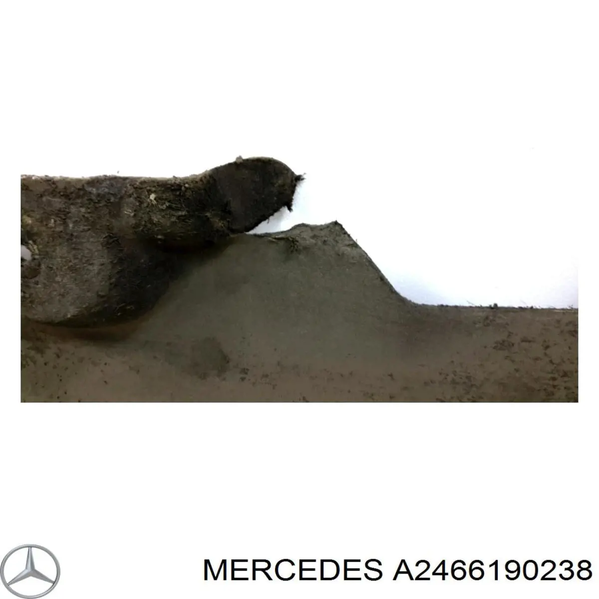 A2466190238 Mercedes Захист днища, правий