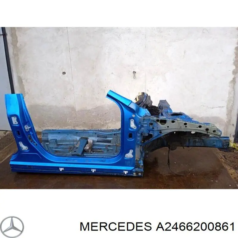 Лонжерон рами передній правий Mercedes A2466200861 ціна, від 300.83 USD