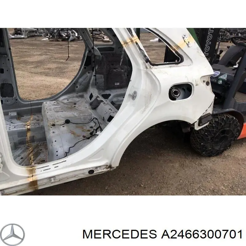 Купити A2466300701 Mercedes Крило заднє ліве