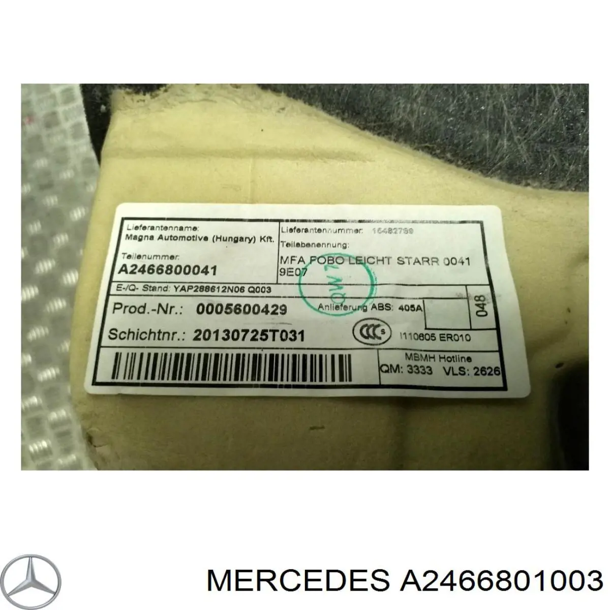  A2466801003 Mercedes