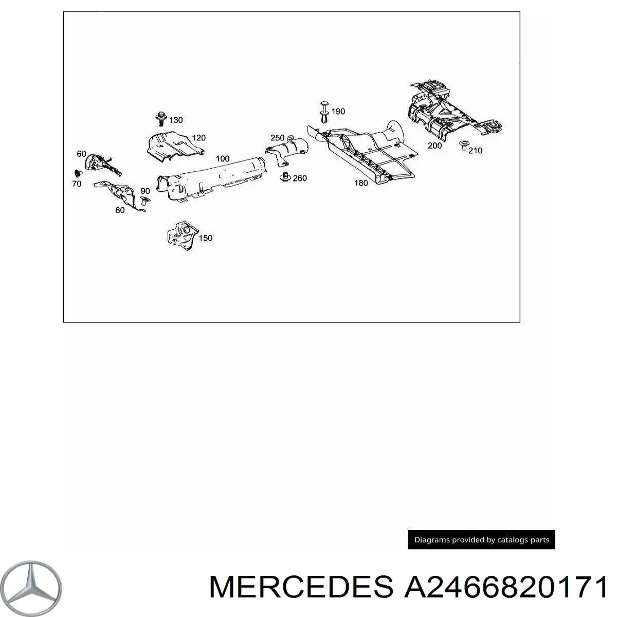 Купити A2466820171 Mercedes 