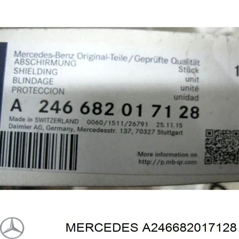  Mercedes A246682017128 ціна, від 12.70 USD