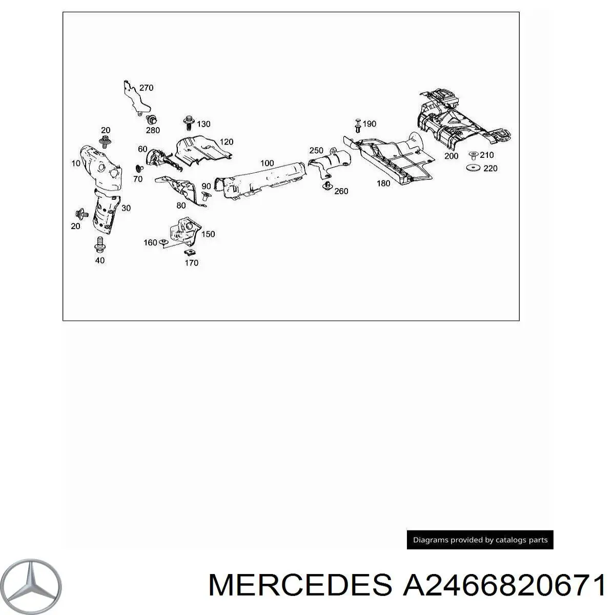 A2466820671 Mercedes 