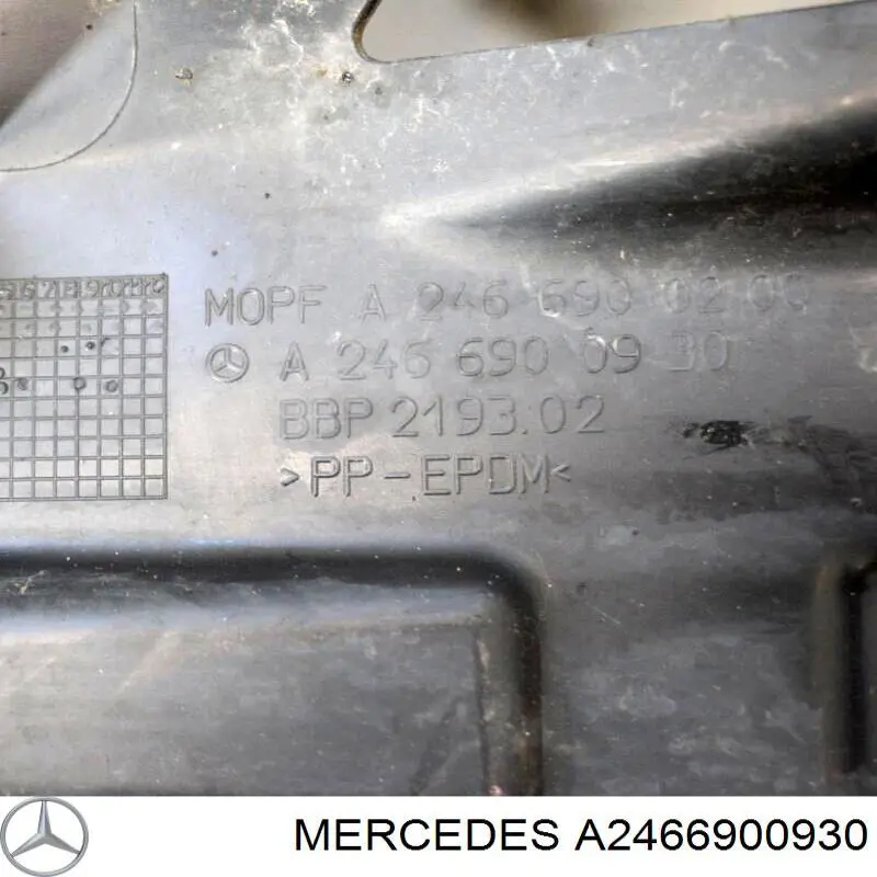 Підкрилок переднього крила, правий на Mercedes CLA (X117)