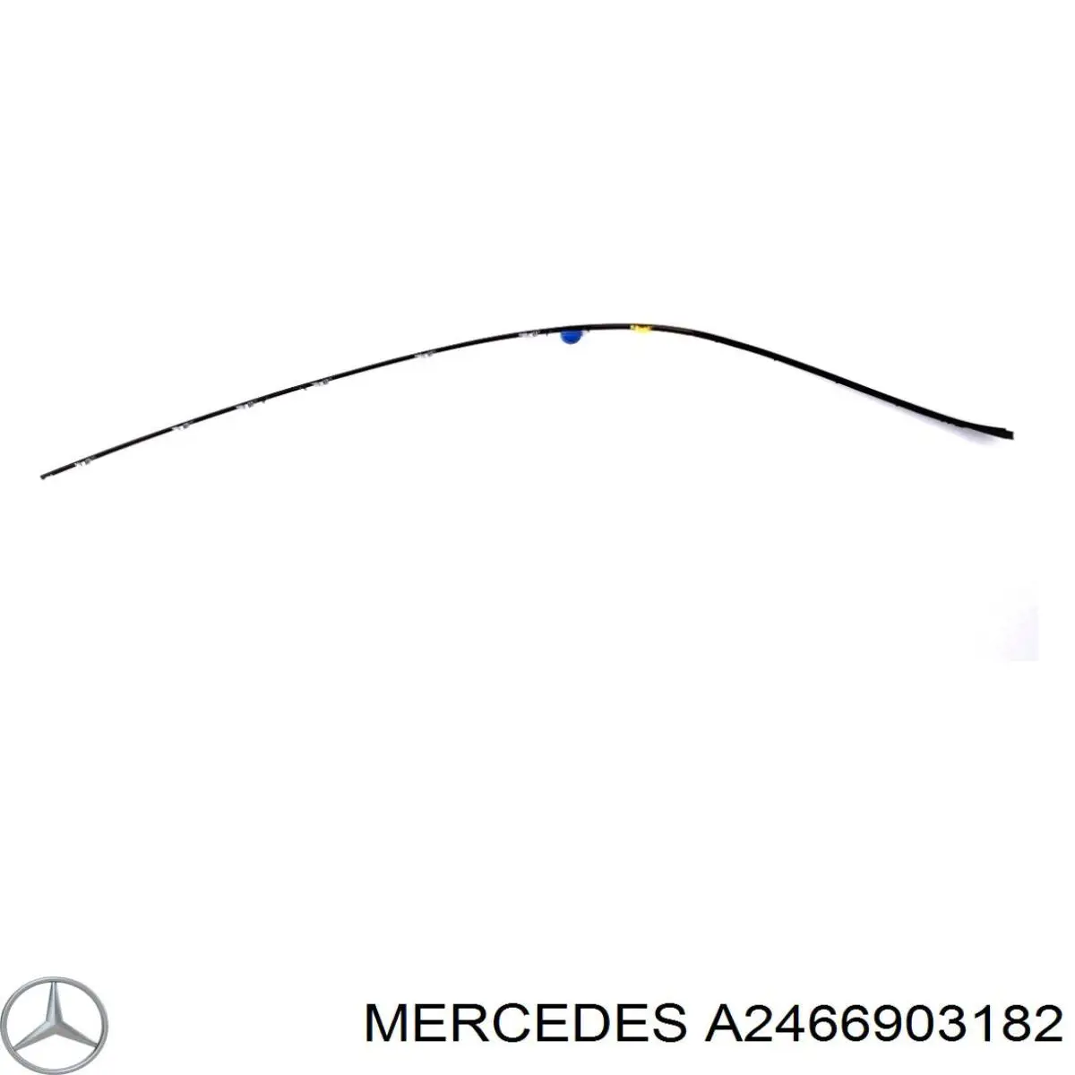 Купити A2466903182 Mercedes Молдинг даху, лівий